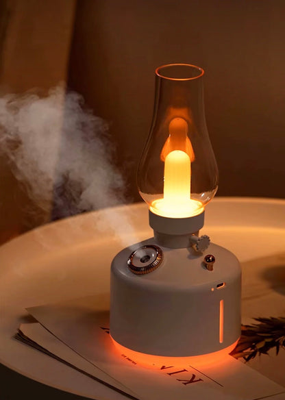 Şarjlı Nostaljik Gaz Lambası Buhar Makinesi