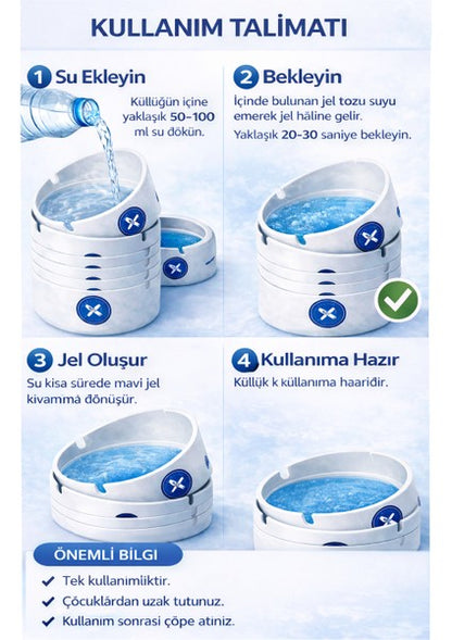 KOKUSUZ DUMANSIZ JEL KÜLLÜK ( 25 ADET )