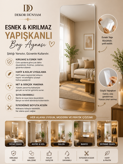 ESNEK & KIRILMAZ BOY AYNASI