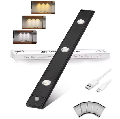 3 Renkli Sensörlü Kablosuz Siyah Led Işık