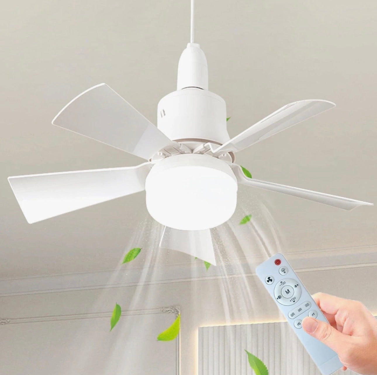 3 Renk İkisiBirArada Led Fan