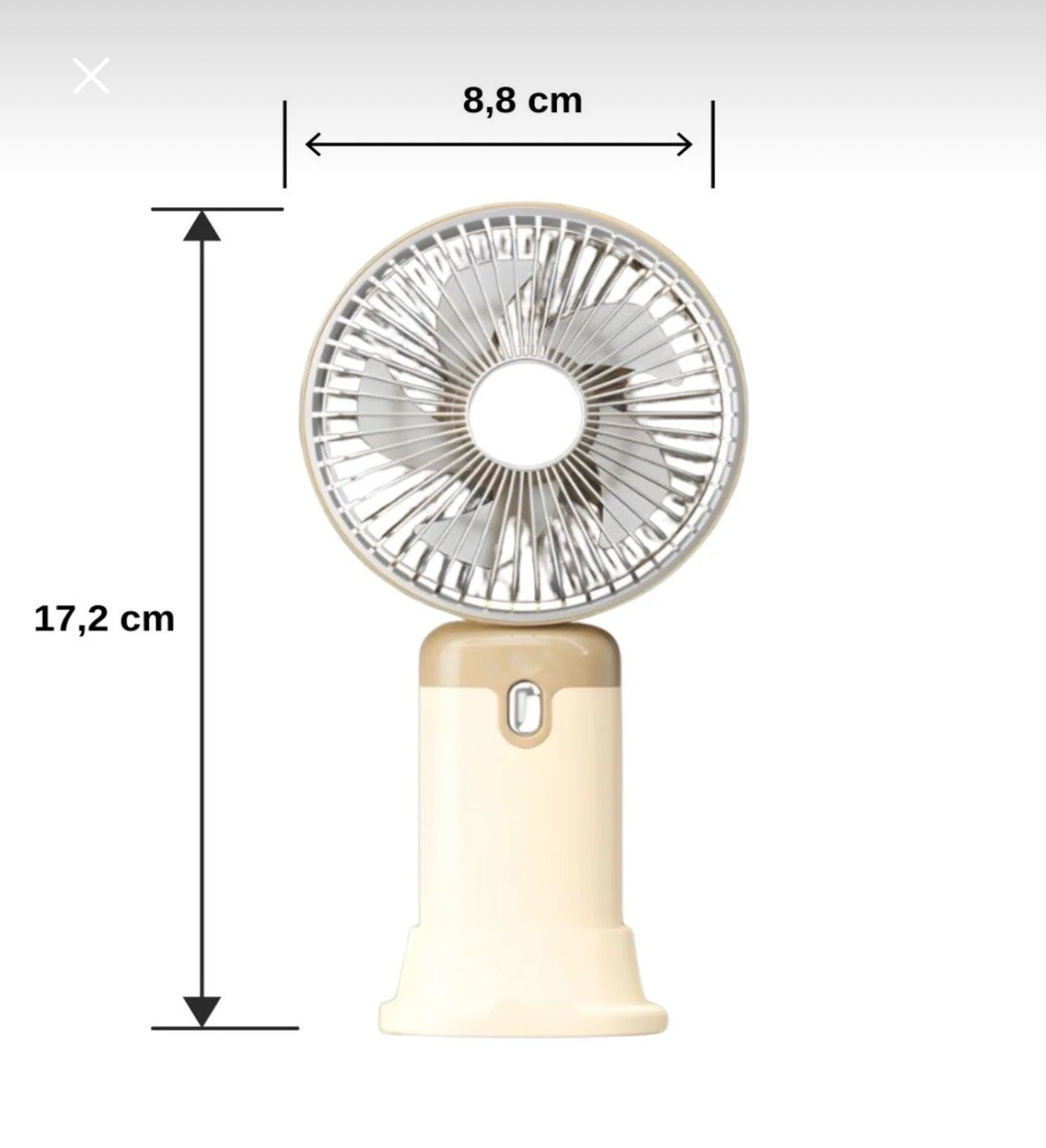 Usb Şarjlı Taşınabilir Pratik Vantilatör