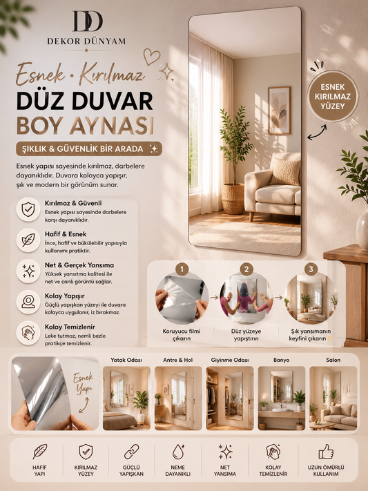 ESNEK & KIRILMAZ BOY AYNASI