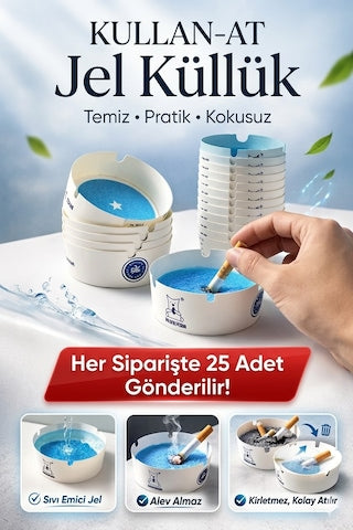 KOKUSUZ DUMANSIZ JEL KÜLLÜK ( 25 ADET )